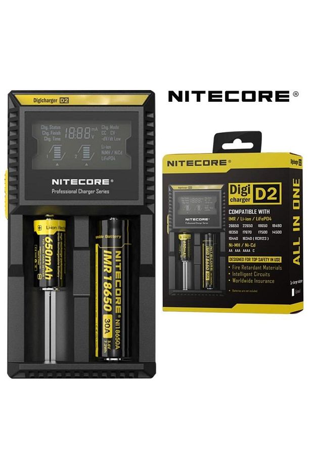 Digi D2 Lcd 18650 Pil Şarj Aleti / Li-ion Life Ni - 1