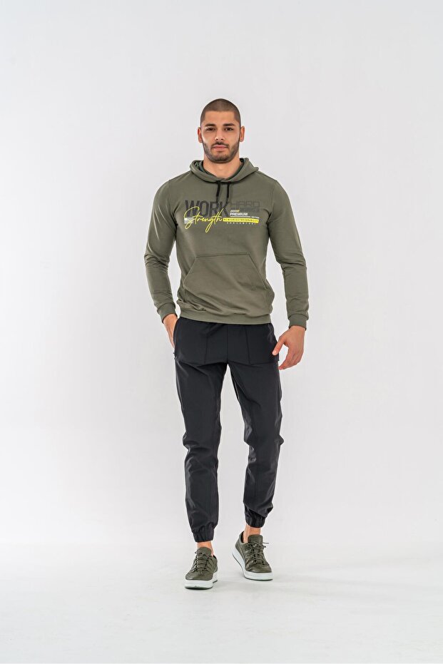 Outdoor Tactical Jogger Cargo Parachute Pants with Pockets Safari - 513