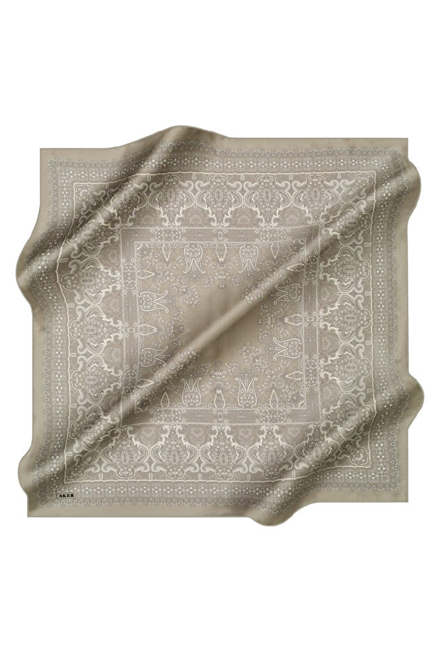 Gray 90X90 Polyester Tivil - 1