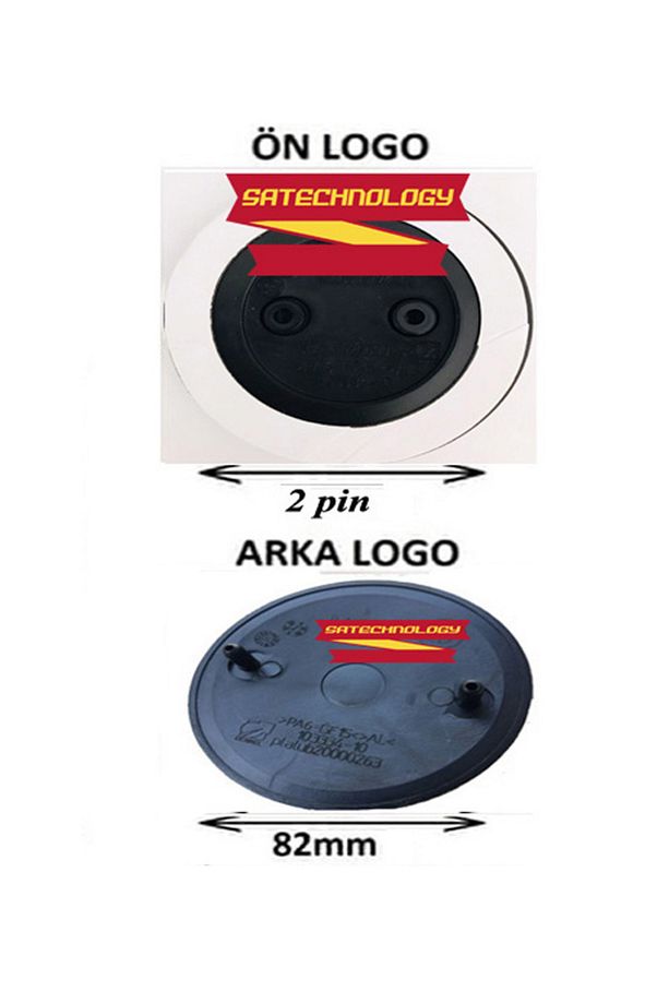 Bmw f10 kasa ön kaput ve bagaj logosu MAVİ BEYAZ 2li(F10,F07,F11,F18,E63,E64,E81,E87) - 2