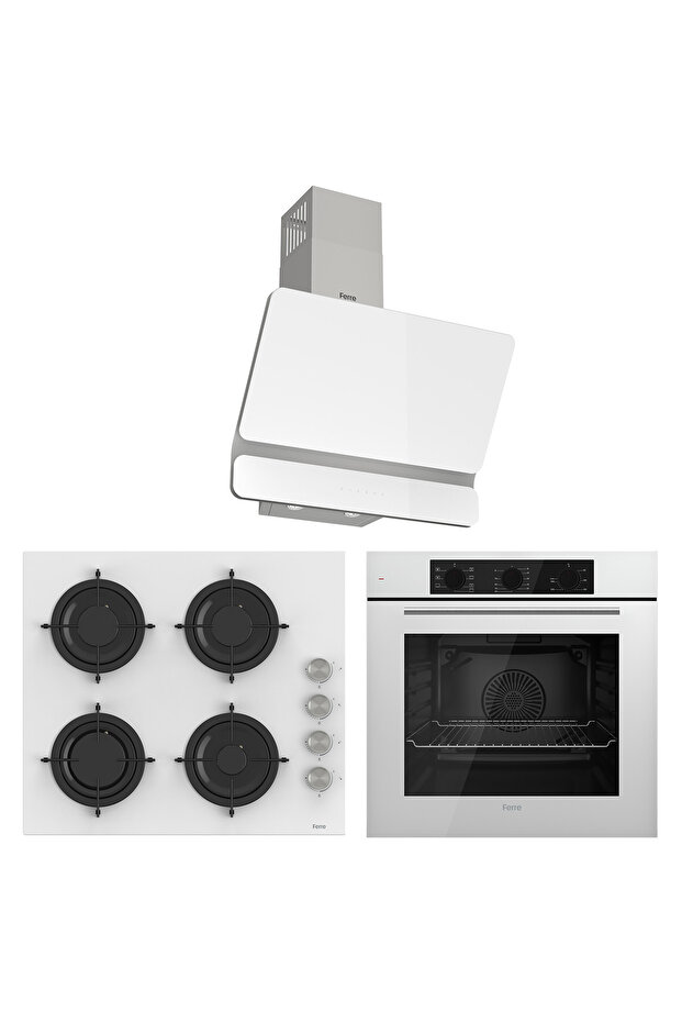 Soft Line Plus Beyaz Ankastre Set ( QBL62CB-CS206-D081 ) - 1