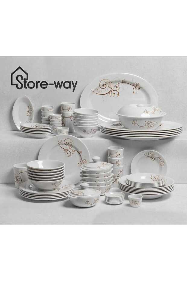 80 Pcs Melamine Dinner Set - 1