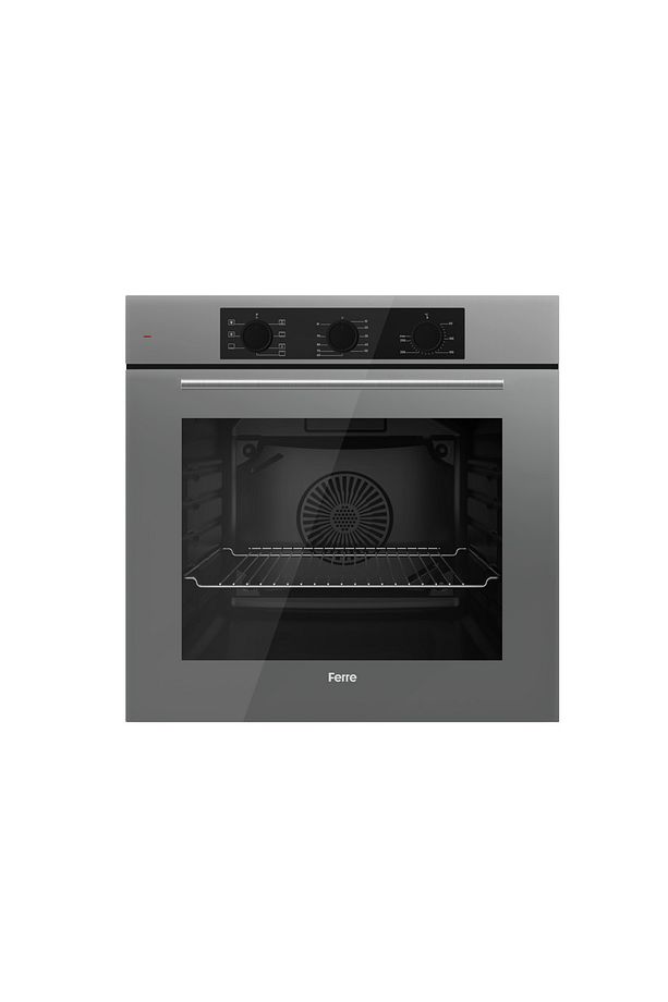 Soft Line Basic Gri Ankastre Set ( QBL62CPR-CS208-D079 ) - 2