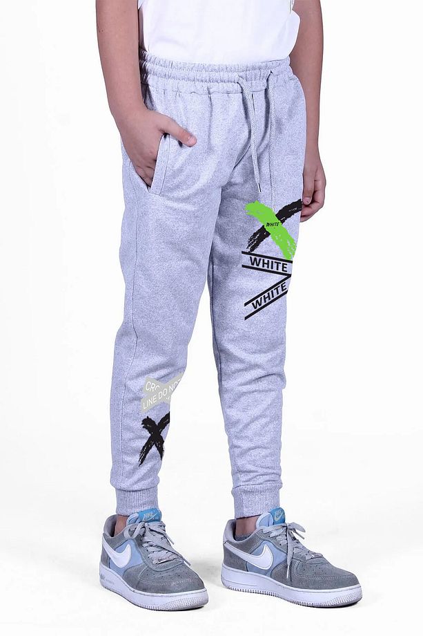 2 Li Fermuarlı, Baskılı X Collection Erkek Çocuk Eşofman Altı - 2