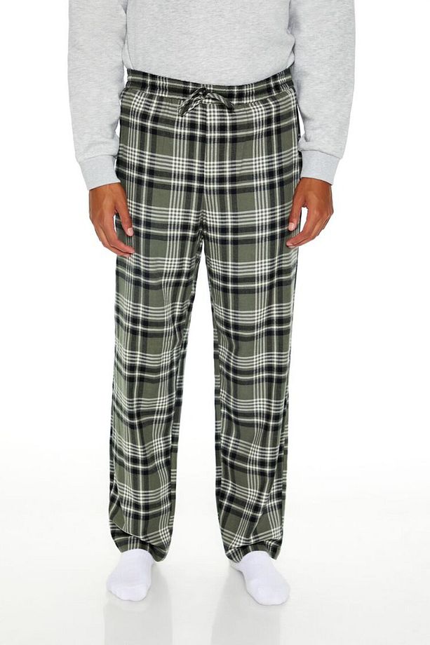 Ekose Desenli Pijama Altı - 1