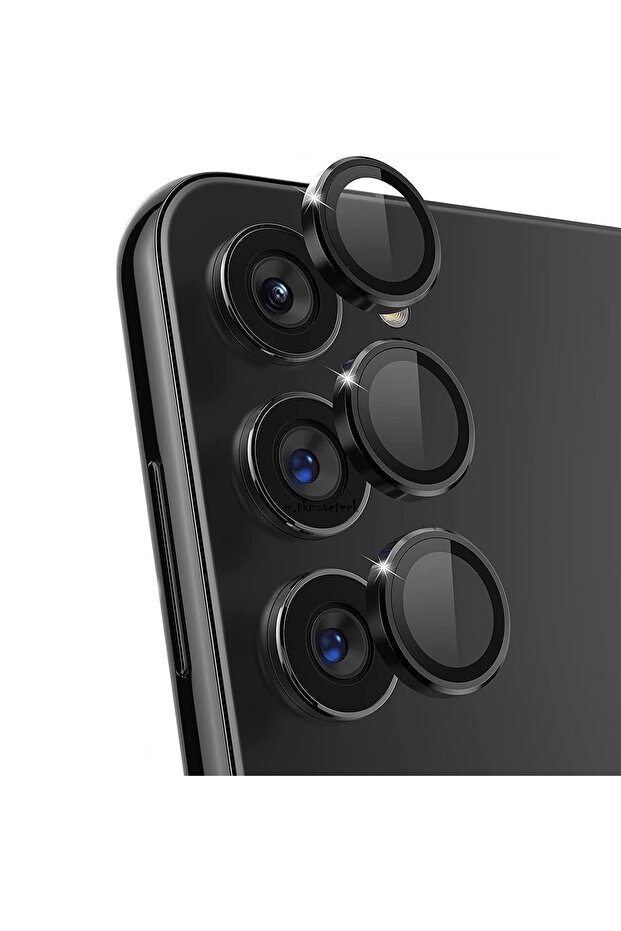 واقي عدسة حماية للكاميرا متوافق مع هاتف Samsung Galaxy A16، زجاج مقسى ملون مع جهاز تطبيق