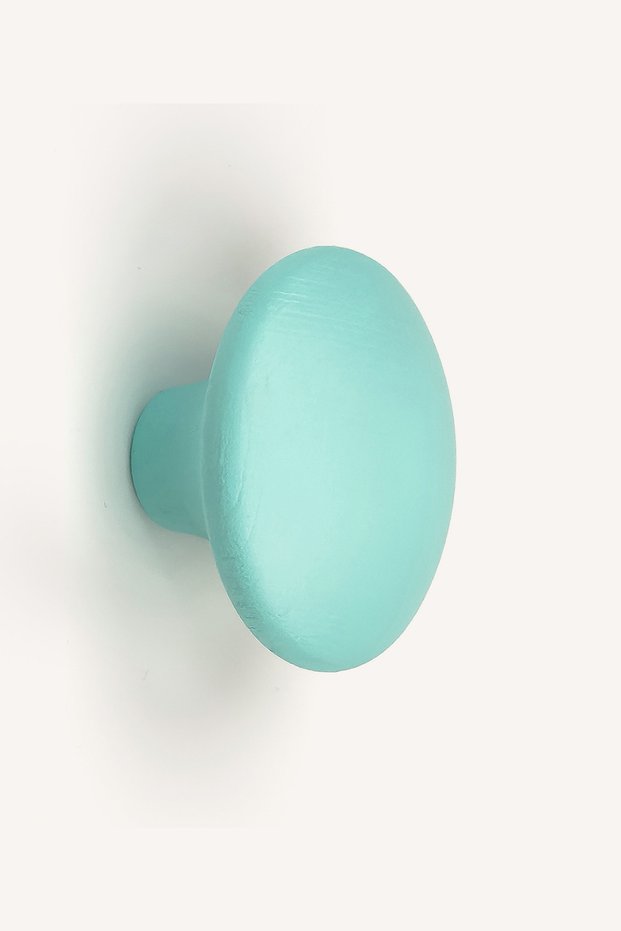 Macaron Series Mint Green Wooden Children's Room Cabinet And Drawer Handle