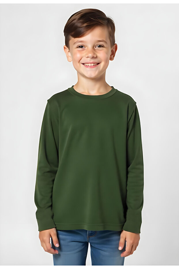 سويت شيرت أساسي للجنسين - 1