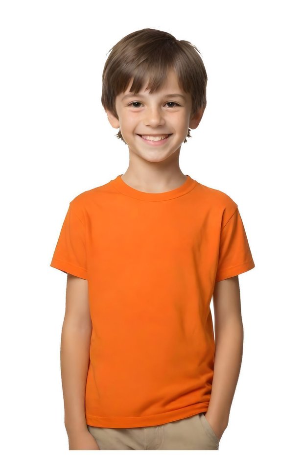 UNISEXS CHILDREN'S STRAIGHT SHORT SLEEVE T-SHIRT