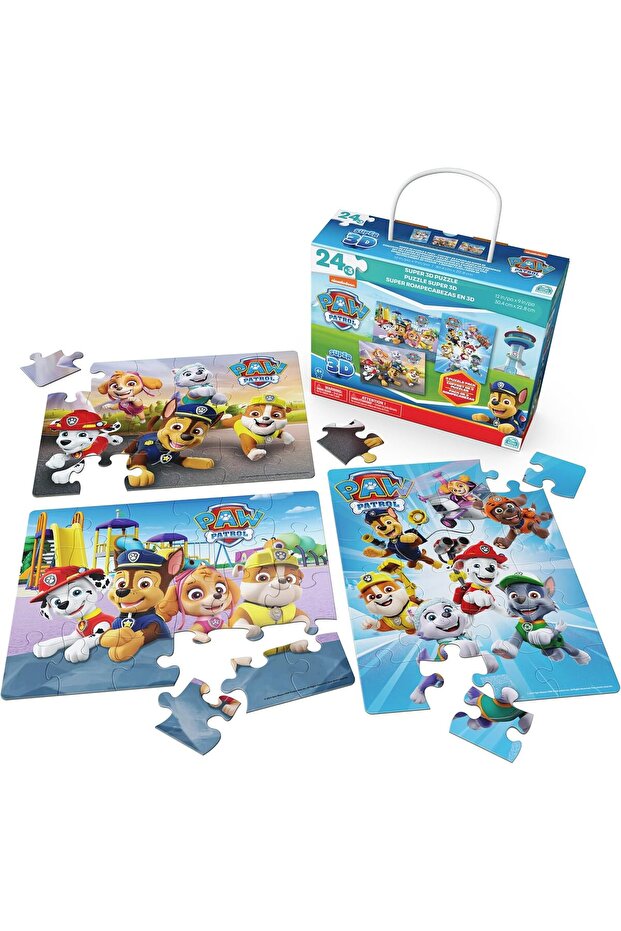 Paw Patrol Super 3D Lent Puzzle 6066807