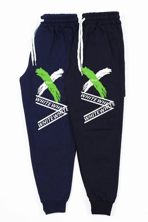 2 Pack Zippered, Printed X Collection Boys' Sweatpants