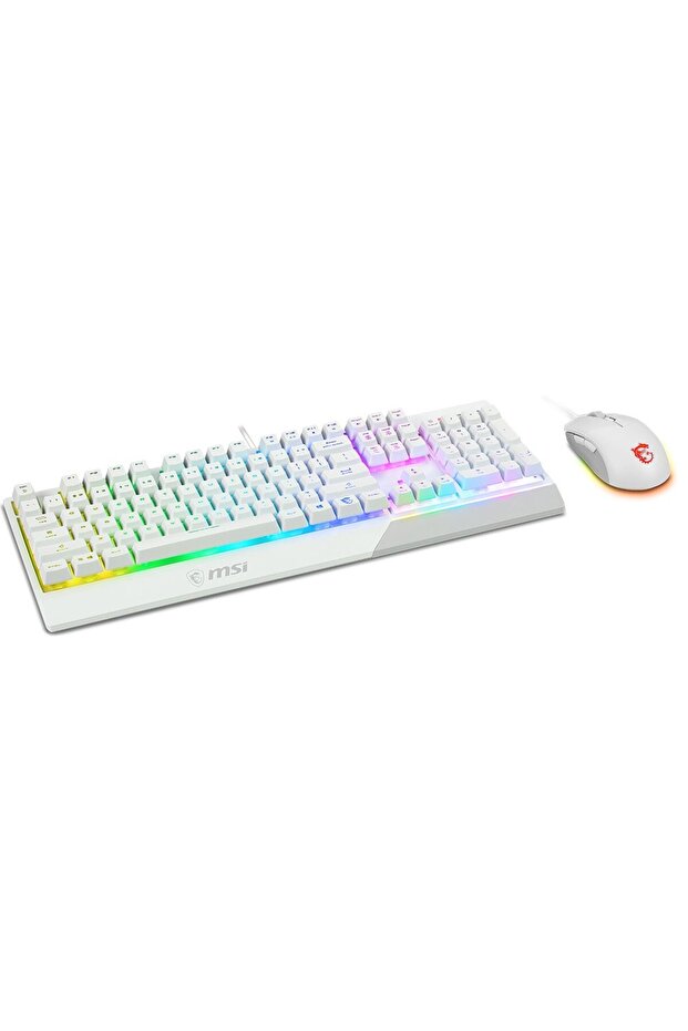 Vıgor Gk30 Combo Whıte Rgb Usb Beyaz Kablolu Gaming Klavye Mouse Set - 3