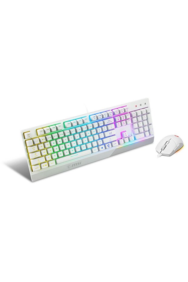 Vıgor Gk30 Combo Whıte Rgb Usb Beyaz Kablolu Gaming Klavye Mouse Set - 5
