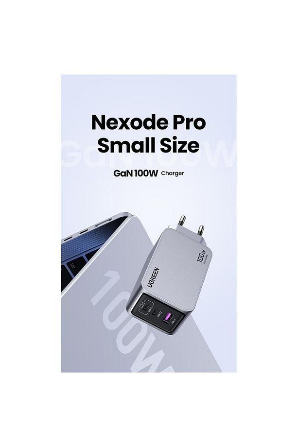 Nexode Pro 25874 2xusb-c Usb-a Qc/pd 100w Gan Hızlı Şarj Kablosu Ve Adaptörü - 3