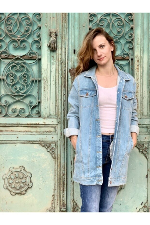 Pop-Art Patterned Jean Jacket - Denim Jacket - 3