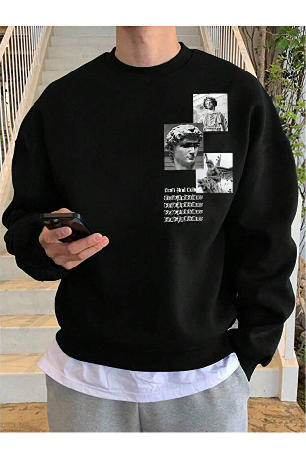 Unisex Craft and Culture Printed Sweatshirt