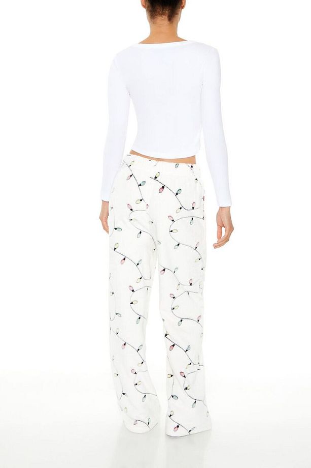 Desenli Pijama Altı - 5