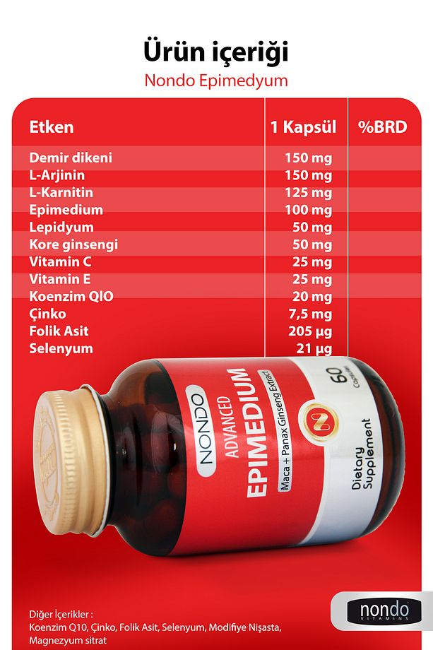 Erkekler Için Avantaj Paketi Epi Maca Tribulus Ginseng - 2