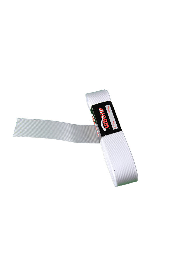 Grosgrain Ribbon 3 cm Domestic (10 Meters) White