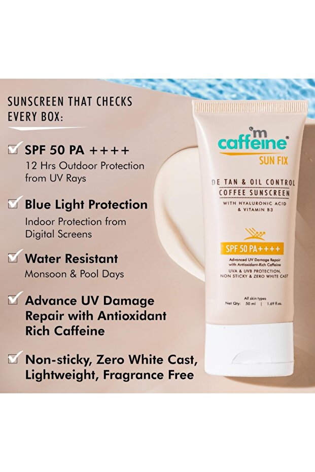 Coffee Sunscreen Lotion SPF 50 50ML - 3