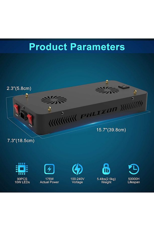 D9 Dual Chip Led Bitki Yetiştirme Lambası 176 W - 5
