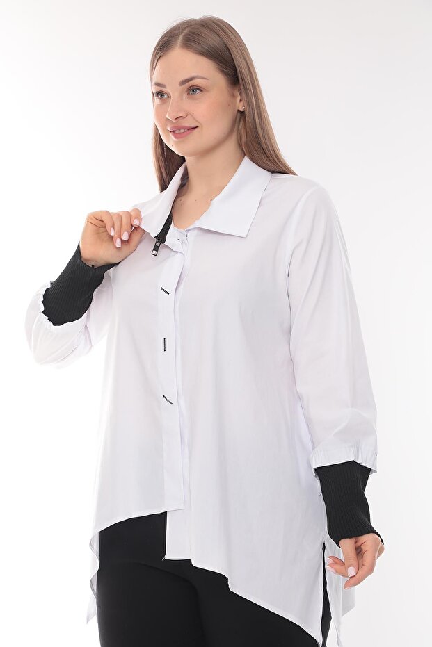 23544 GOMLEK BEYAZ - 6