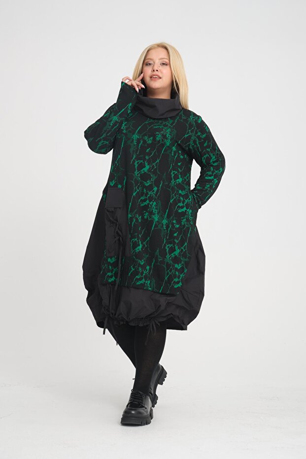 24591 ELBISE YESIL - 7