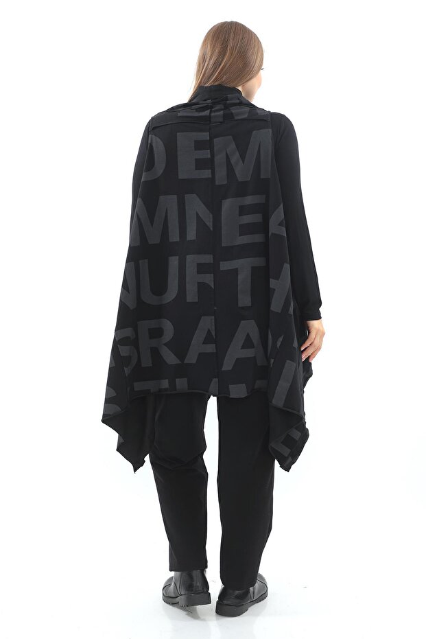 سترة سوداء - موديل 23587 - 4