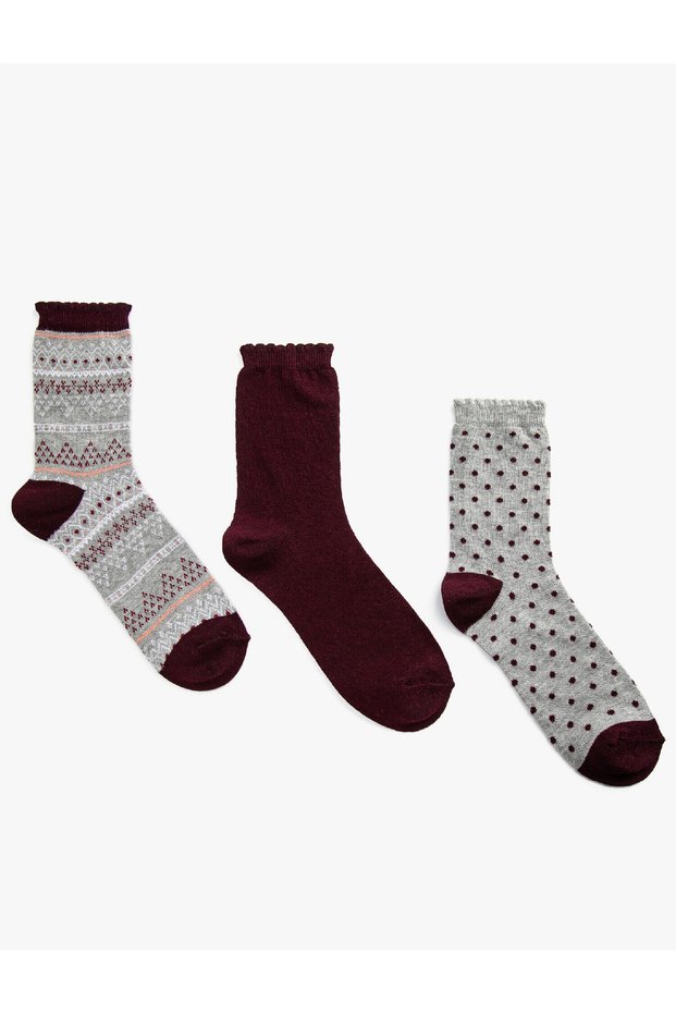 Set of 3 Booties Socks