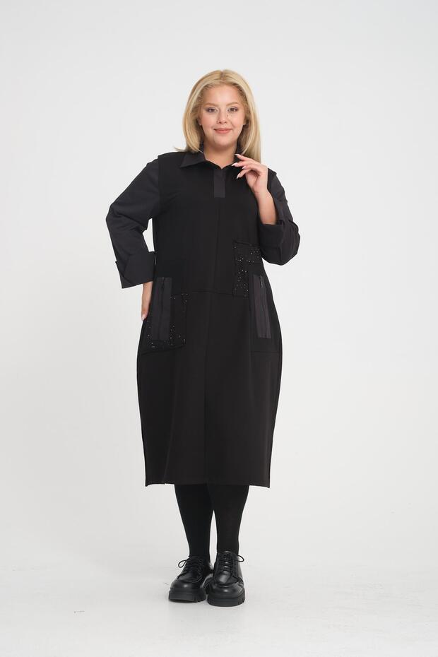 24583 ELBISE SIYAH - 3