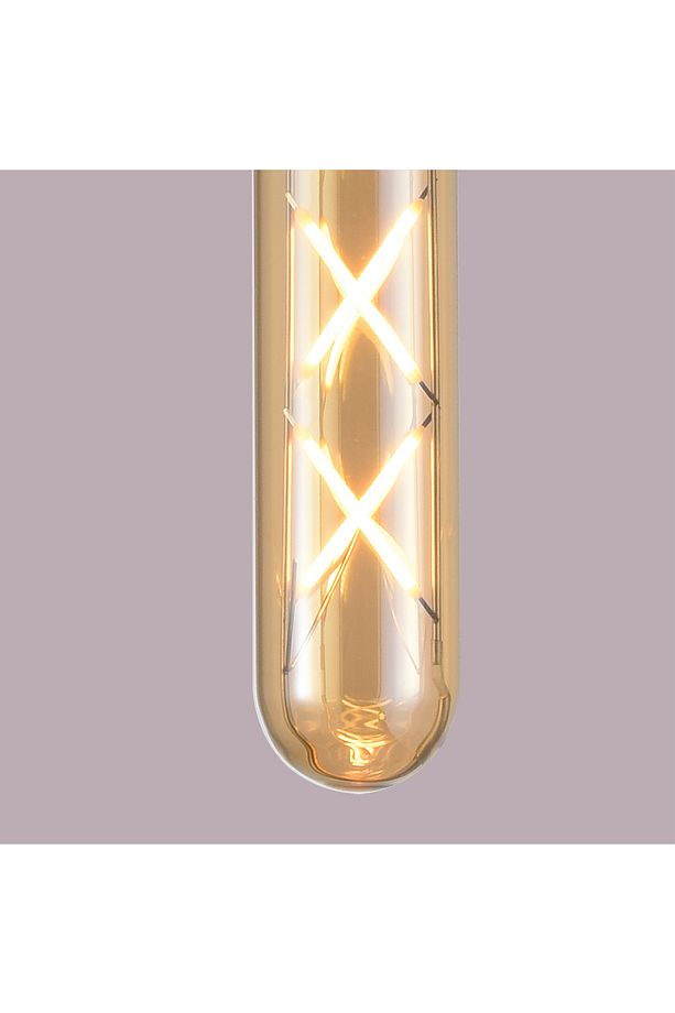 4w Vintage Rustik Led Ampul 2500k E27 Duy Lambam Amber Çubuk Cam Sarı Işık Retro Filament Tüp Ampul - 6