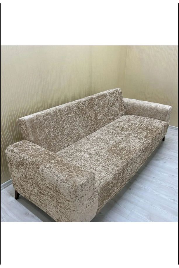 Yumuşacık Yıkanabilir Tüy Leke Tutmayan 3 Kişilik Lastikli Kadife Koltuk Örtüsü Koltuk Kılıfı tekli - 4