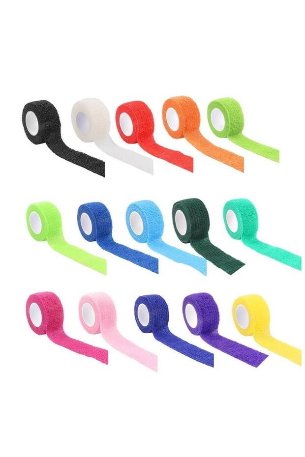 COBAN BANDAJI kendinden yapışkanlı 2.5 CM X 5 MT bej renk [ 10 ADET ] - 1