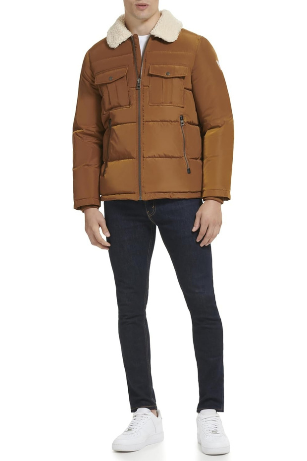 Sherpa Puffer Jacket - 3