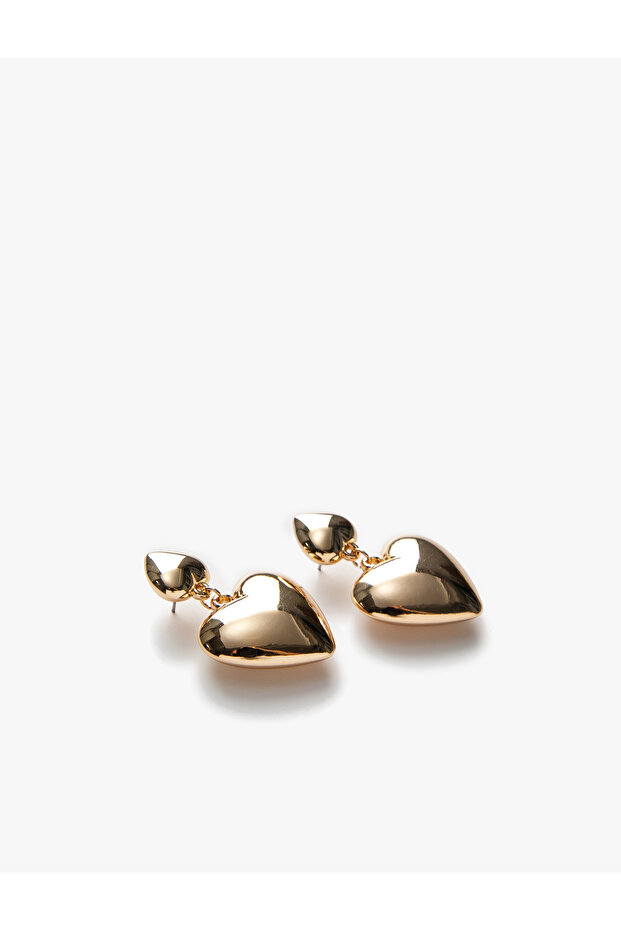 Heart Dangle Earrings - 4