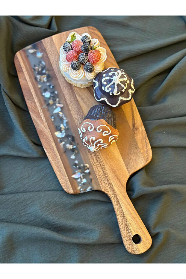 لوح تقطيع مستطيل من أكاسيا - 2