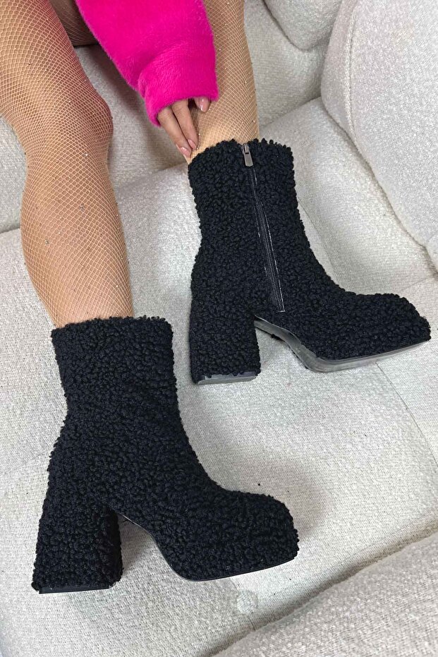 Marliyn Siyah Peluş Platform Bot - 4