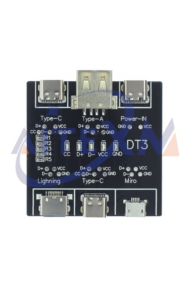 لوحة الكشف عن كابل بيانات DT3 لوحة الكشف عن كابل بيانات DT3 جهاز اختبار كابل Type-C Micro USB C ماس كهربائي