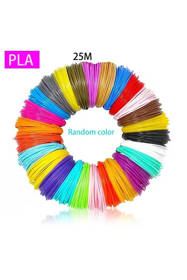 PLA25M 3D Print Plastic,Pen Filament Materials,3d Printing Pen Filament,Diameter 1.75mm PLA line,20