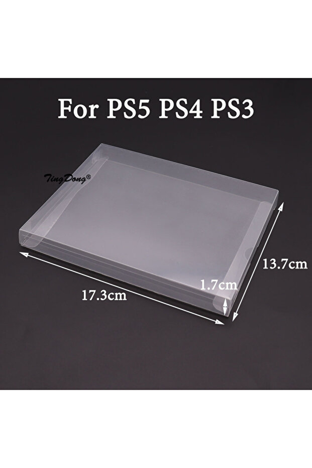 حافظة حماية شفافة لصندوق الألعاب PS5 PS4 PS3، 20 قطعة من البلاستيك الشفاف من CIB Games لـ N64 GB GBA