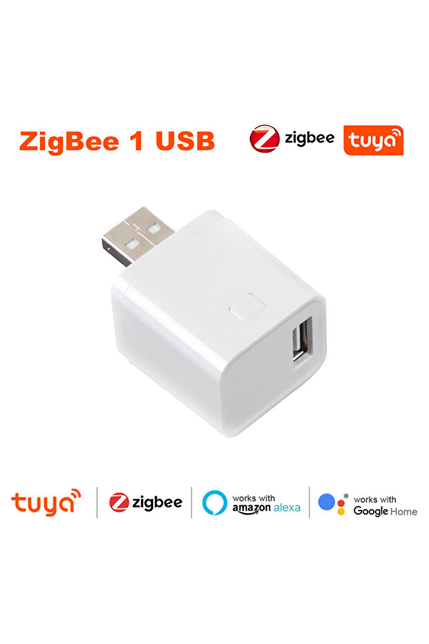 محول USB صغير ذكي يعمل بتقنية ZigBee وWiFi من Tuya، محول USB صغير 1 2 3، محول طاقة USB صغير 5 فولت