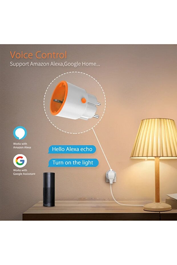 Tuya Smart Zigbee Plug Socket 3680W 16A Power Energy Monitoring Timer Switch EU Outlet Voice Control - 3