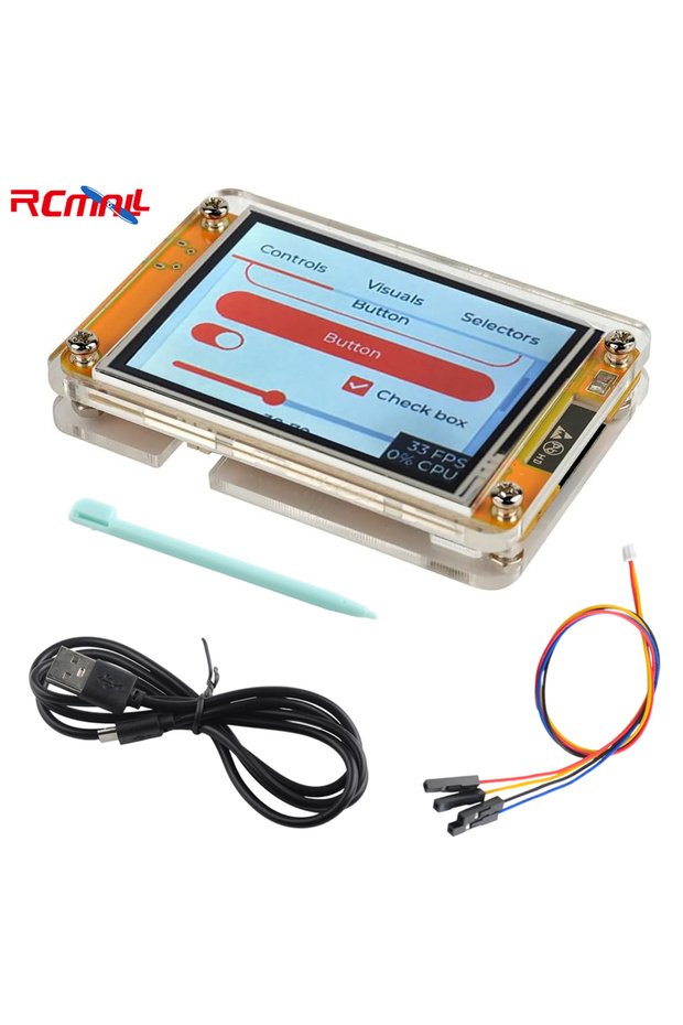 شاشة TFT LCD مقاس 2.8 بوصة مع وحدة ESP32 ثنائية النواة ESP32-2432S028R WIFI + BT 240X320 ...