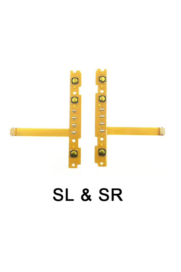 مجموعة استبدال Sl Sr Sl Sr Zr Zl L مفتاح أيمن وأيسر وأزرار شريطية وكابل مرن من لوحة الدوائر المطبوعة لجهاز Nintendo Switch