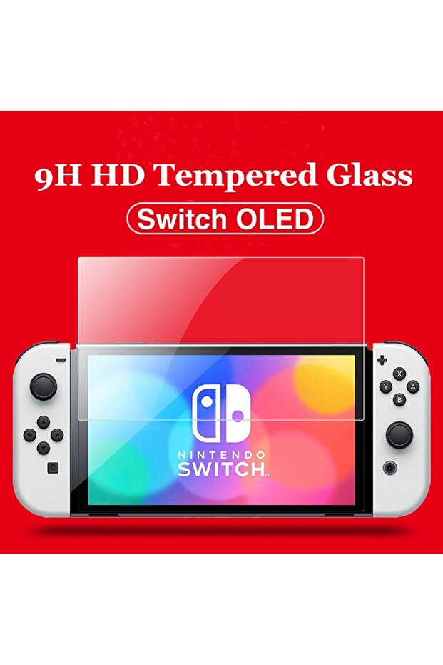 قطعتان من الزجاج الواقي لجهاز Nintendo Switch و3 قطع من الزجاج المقوى لحماية الشاشة لجهاز Nintendo Switch