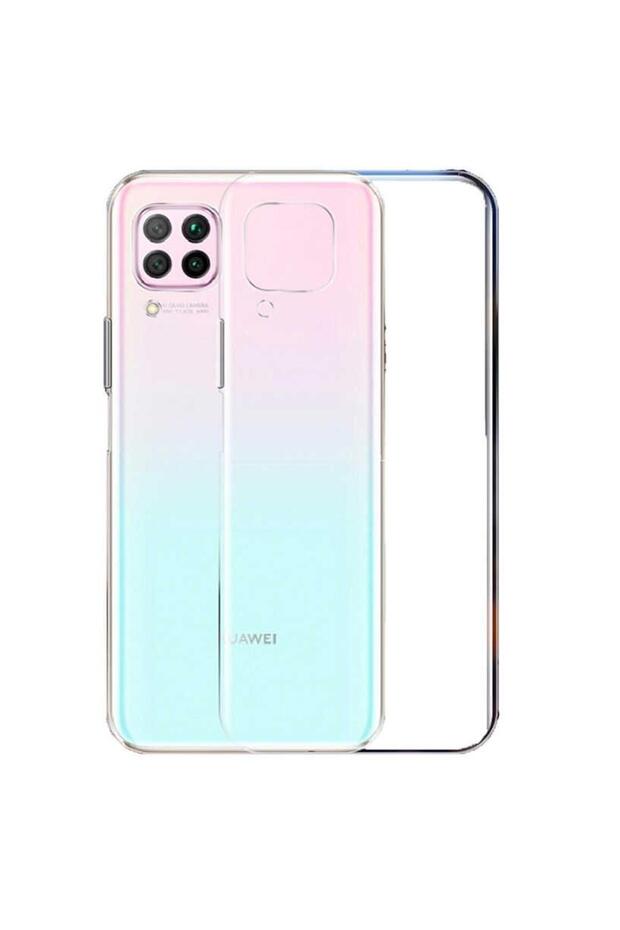 Huawei P40 Lite Compatible Case Zebana Transparent Soft Silicone Case Transparent