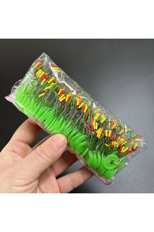 Columnar 600pcs 100 Groups Float Stopper Fishing Bobber Stopper Float Oval Bean Space Fishing Line