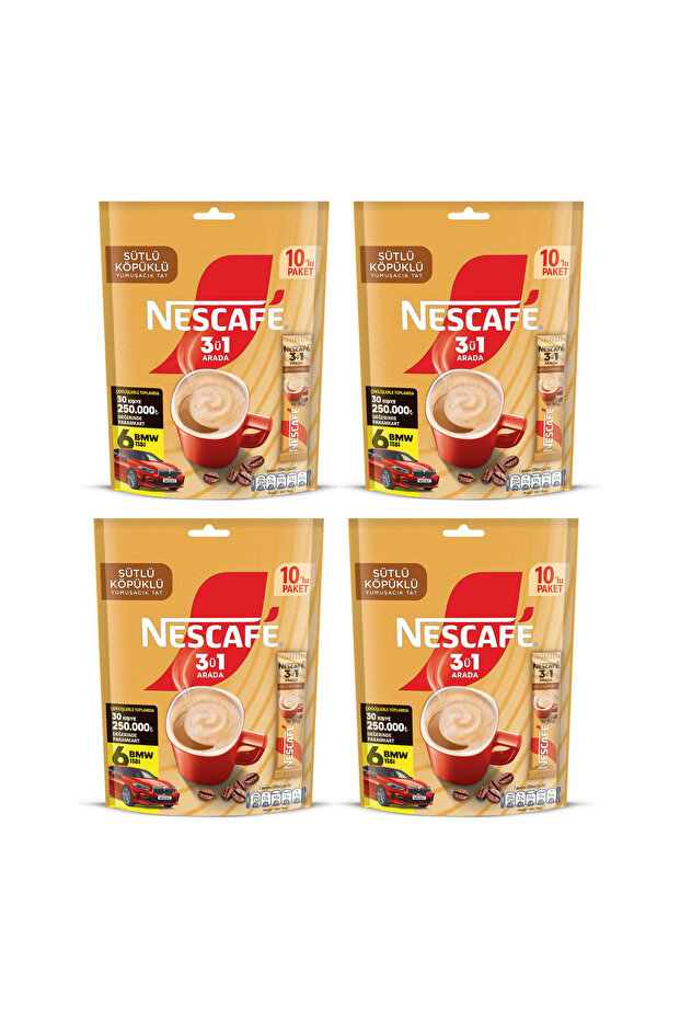 3 in 1 Milk Foam Economical Pack of 10 X 4 Pieces