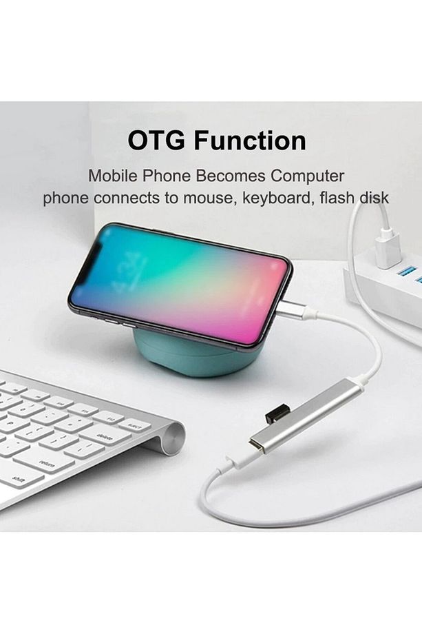 Type-c 4in1 Hub Adaptör Usb 3.0 Çoğaltıcı - 2