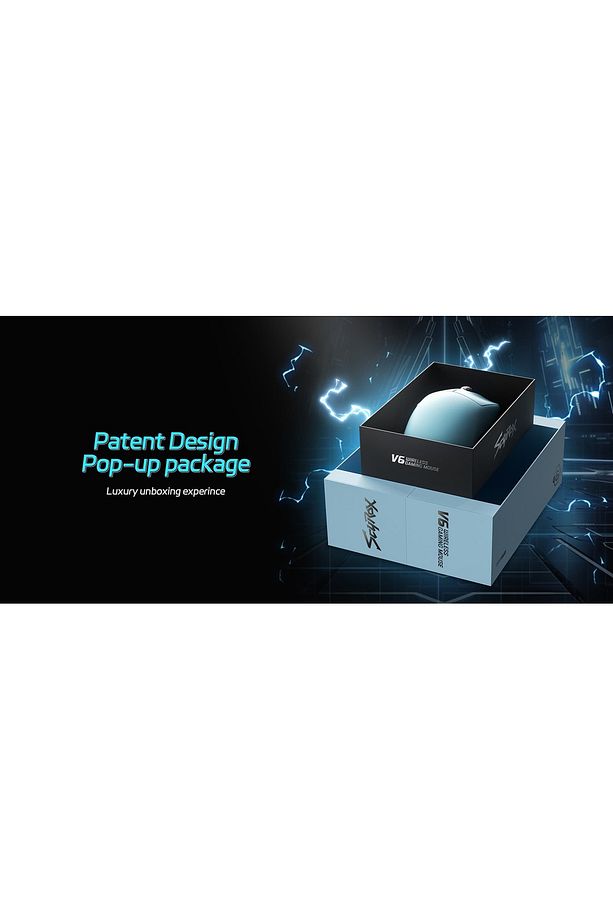 Scyrox V6 Kablosuz Oyuncu Mouse Paw3950 Dongle - 6